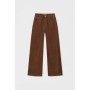 Pull & Bear Kadın Geniş Paça Renkli Fitilli Kadife Pantolon 8676/332/700