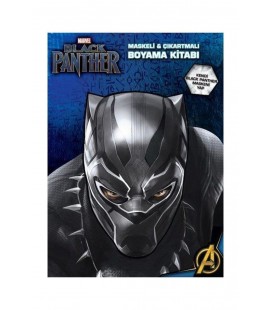 Beta Kids Marvel Black Panther Maskeli ve Çıkartmalı Boyama Kitabı BTA