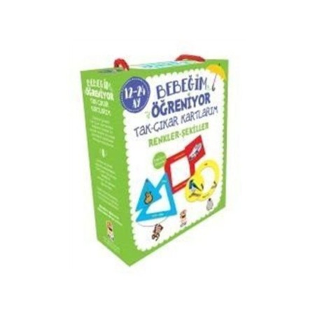 Sincap Kitap Bebeğim Öğreniyor Tak - Çıkar Kartlarım 12 - 24 Ay