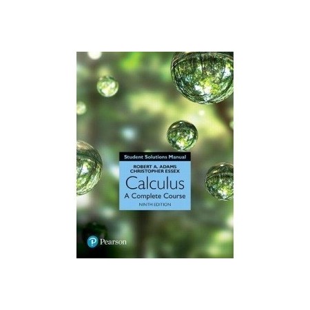 Student Solutions Manual for Calculus - A Complete Course