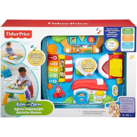 Fisher Price Eğitici Köpeğin Aktivite Masası MAT/DRH44