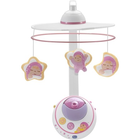 Chicco Magic Star Cot Mobil Pembe