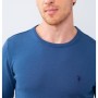 US. Polo Assn. Erkek İndigo Bisiklet Yaka Triko Kazak Basic