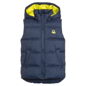 Benetton Yelek 2WU05G050 Koyu Mavi