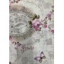 Lastikli Kelebek Tek Kişilik Nevresim Takımı Mor 150x220