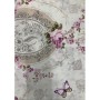 Lastikli Kelebek Tek Kişilik Nevresim Takımı Mor 150x220