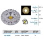 YCL 5+3W.COB LEDLİ CAM SPOT 6500K