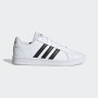 Adidas Grand Court K Beyaz Siyah Kadın Ayakkabısı