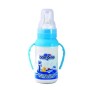 Bambino Silikon Kiraz Uçlu Kulplu Cam Biberon 125 Ml BE015