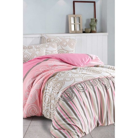 Jolly Home Çift Kişilik Nevresim Takımı Anemos Pudra