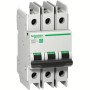 Schneider Electric C60BP Multi 9 MCB 3P Poles, 15A Curve D, 10 kA