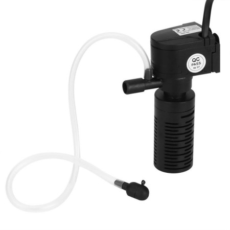 HX-200L Akvaryum Balık Tankı Oksijen Düşük Su Sprey Pompası Seviye Filtresi 220-240V