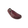 700 Burgundy Leather Casual Shoes Men Deng