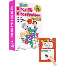 Martı 2. Sınıf Biraz Şiir Biraz Problem Kartları Yaz-Sil Kalemli