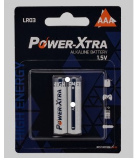 Power-Xtra LR03/AAA Size Alkaline Pil - 4Lü Blister