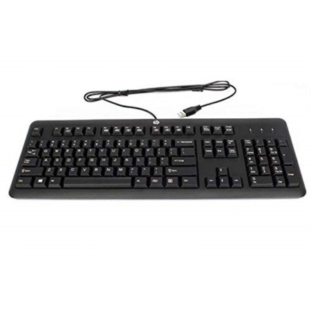 HP KU-1156 USB Kablolu Türkçe Q Klavye 104 Tuşlu Siyah Klavye