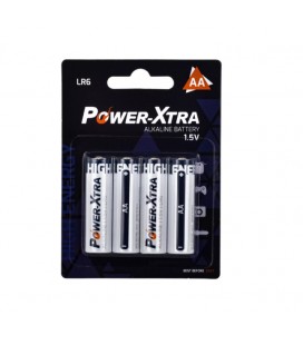 power-xtra Power-Xtra LR06/AA Size Alkaline Pil - 4lü Blister