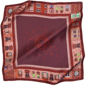 AKER Eşarp 6847713-993 / Silk Twill Scarf / 90 X 90