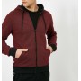 Koton Erkek Bordo Kapüsonlu Sweatshirt 0YAM71088LK477