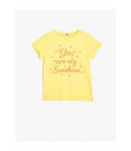 Koton Sarı Kız Çocuk T-Shirt 0YKG17434OK