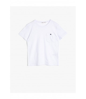 Koton Erkek Çocuk Beyaz T-Shirt 0YKB18858OK