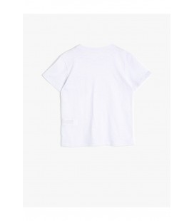 Koton Erkek Çocuk Beyaz T-Shirt 0YKB18858OK