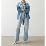 İpekyol Zebra Desen Denim Ceket IW6210005090
