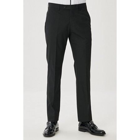 Altınyıldız Regular Fit Normal Kesim Yan Cepli Siyah Pantolon