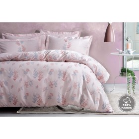 Lilya Pembe Nevresim Seti Tek Kişilik