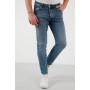 Js co Erkek Normal Bel Slim Fit Tokyo Jean Pantolon Mavi 3002-F310