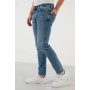 Js co Erkek Normal Bel Slim Fit Tokyo Jean Pantolon Mavi 3002-F310
