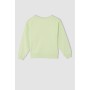Defacto Kız Çocuk Regular Fit Bisiklet Yaka Baskılı Organik Pamuklu Sweatshirt W2852A621AU