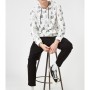 Koton Kapüsonlu Baskili Uzun Kollu Sweatshirt 1KAM71048MK