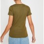 Koton Kadın Yeşil Oyuk Yaka T-shirt 8YTK12085SK