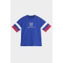 TRENDYOLMİLLA Lacivert Nakışlı Örme T-Shirt TWOSS20TS0824