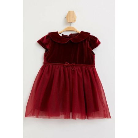 Defacto Kız Bebek Kadife Elbise M7377A2.19CW.BR204