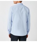 Koton Erkek Mavi Klasik Yaka Uzun Kollu Basic Gömlek 1YAM69111KW