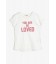 Koton Ekru Kız Çocuk T-Shirt 0YKG17838AK