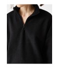 Koton Kadın Siyah Sweatshirt 1KAL68908IK