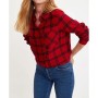 Defacto Regular Fit Gömlek Yaka Uzun Kollu Patlı Uzun Kollu Tunik M0029AZ20WN