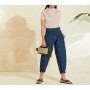 Yargıcı Kemer Detaylı Denim Pantolon 22YKPN3116