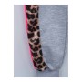 Modakids Kız Çocuk Gri Mevsimlik Leopar Desenli Eşofman Takımı