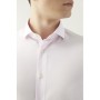 D'S Damat Slim Fit Pembe Armürlü Italyan Yaka Gömlek 5HF02ORT08185