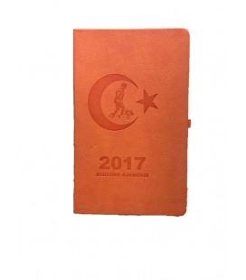2017 Atatürk Ajandası Turuncu