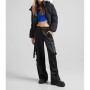 Bershka Kadın Suni Kürk Kapüşonlu Naylon Şişme Ceket 6573/551/800