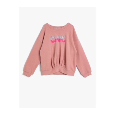 Koton Pembe Kız Çocuk Sweatshirt 0KKG17180AK