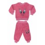 Unisex Çocuk Pelüş Pijama Takımı