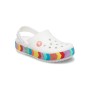 Crocs Crocband Chevron Beaded Clog K Beyaz Çocuk Terlik Sandalet 207007