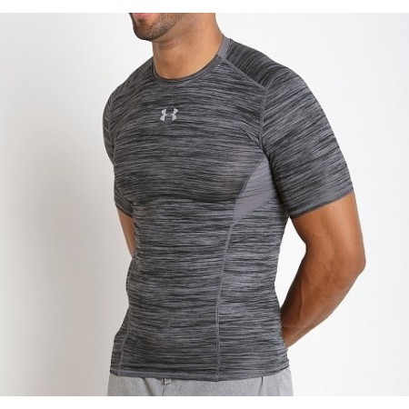 Under Armour Erkek T-shirt 1271334 Coolswitch Compression Shortsleeve Tee Graphite