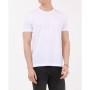Ramsey Beyaz Düz Bisiklet Yaka %100 Pamuk T-shirt  TSH-542